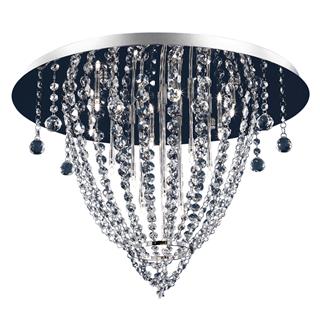 Crystalk LED loftslampe i krom fra Design by Grönlund.